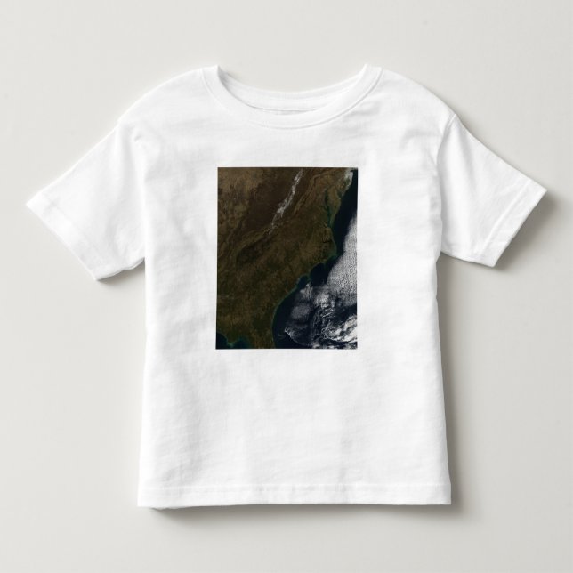 Camiseta De Bebé Vista satelital del sureste de Estados Unidos (Anverso)