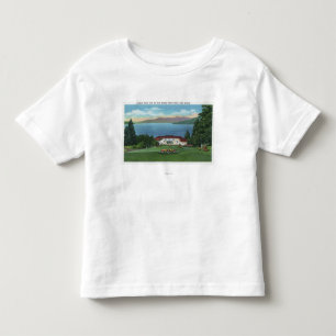 Camiseta De Bebé Vista septentrional del lago del pie Guillermo