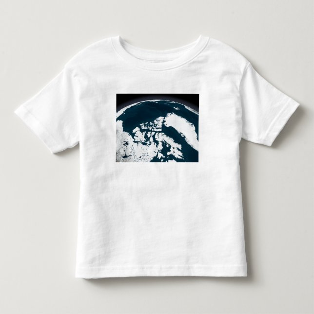 Camiseta De Bebé Vista sobre Groenlandia y el Océano Ártico (Anverso)