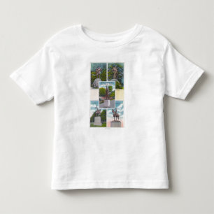 Camiseta De Bebé Vistas de estatuas en parques de la ciudad de