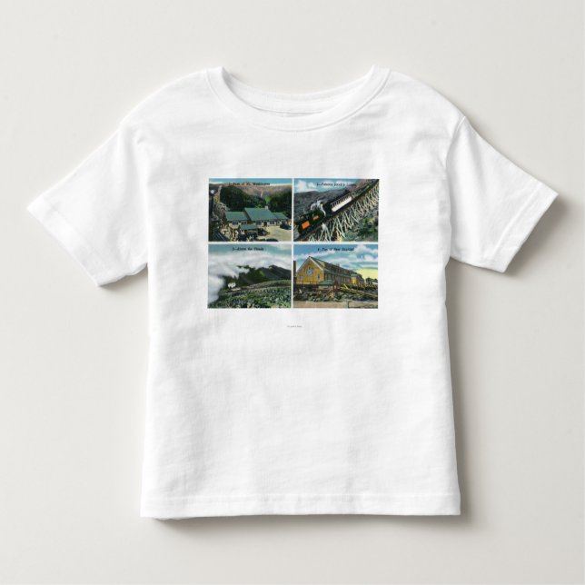 Camiseta De Bebé Vistas escénicas del viaje hacia la cumbre (Anverso)