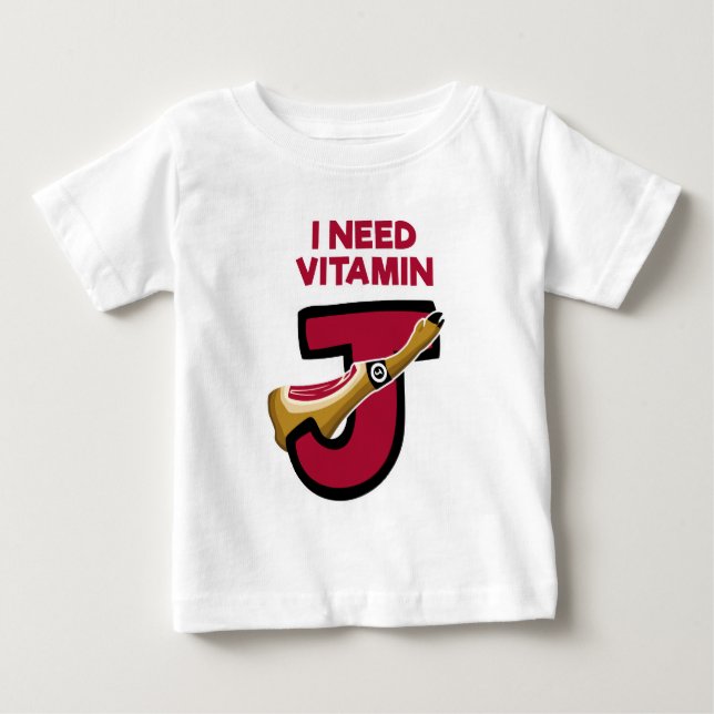 Camiseta De Bebé Vitamina J (Anverso)
