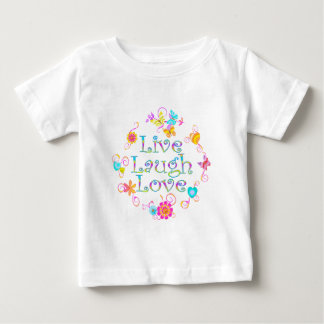 Camiseta De Bebé Vive el amor de la risa