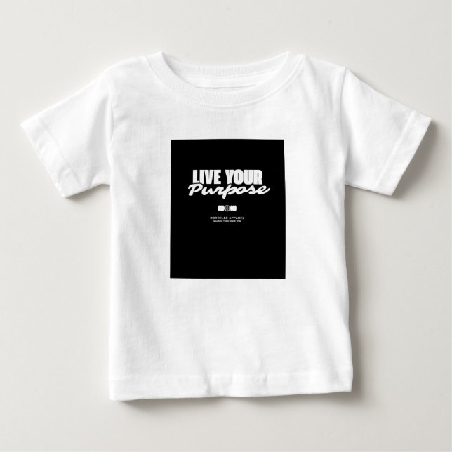 Camiseta De Bebé Vive tu Propósito con Gracia (Anverso)