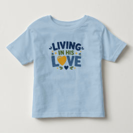 Camiseta De Bebé Viviendo en su amor