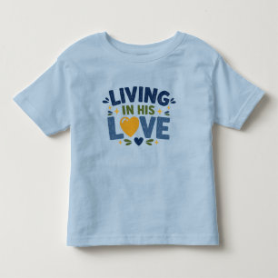 Camiseta De Bebé Viviendo en su amor