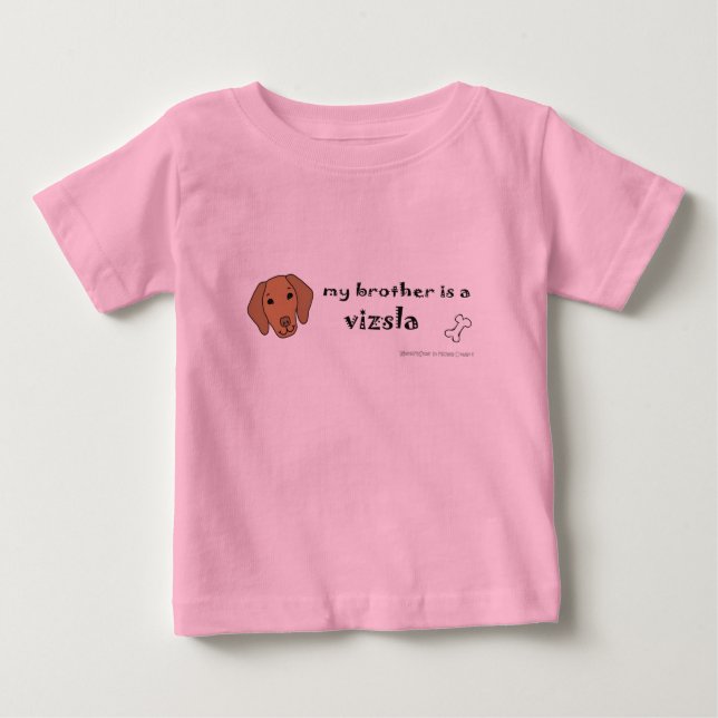 Camiseta De Bebé VizslaBrother (Anverso)