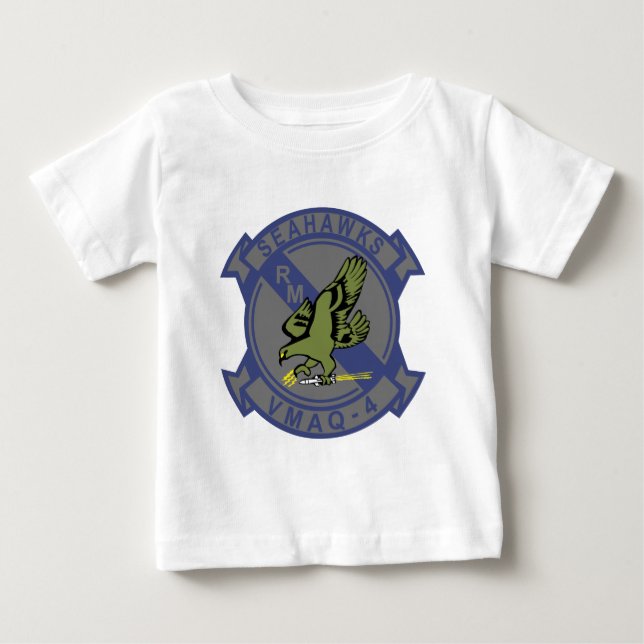 Camiseta De Bebé VMAQ-4 Seahwks (Anverso)