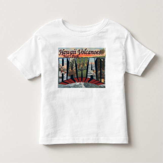Camiseta De Bebé Volcanes parque nacional, Hawaii de Hawaii (Anverso)