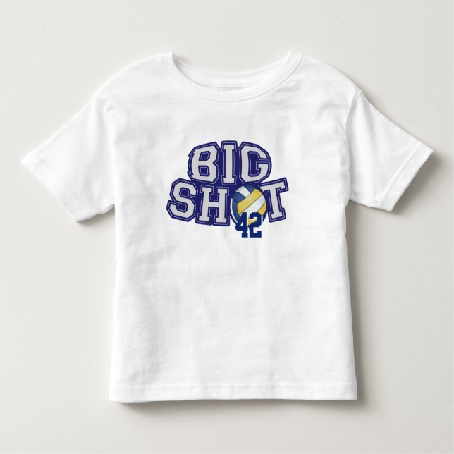 Camiseta De Bebé Voleibol Big Shot (Anverso)