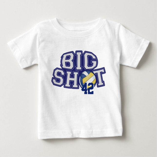 Camiseta De Bebé Voleibol Big Shot (Anverso)