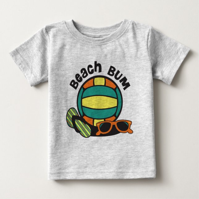 Camiseta De Bebé Voleibol de Bum Beach (Anverso)
