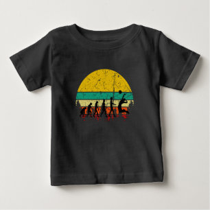 Camiseta De Bebé Voleibol - Evolución del Jugador de Voleibol