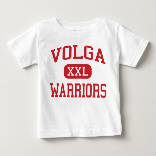 Camiseta De Bebé Volga - guerreros - escuela secundaria - Elkader (Anverso)