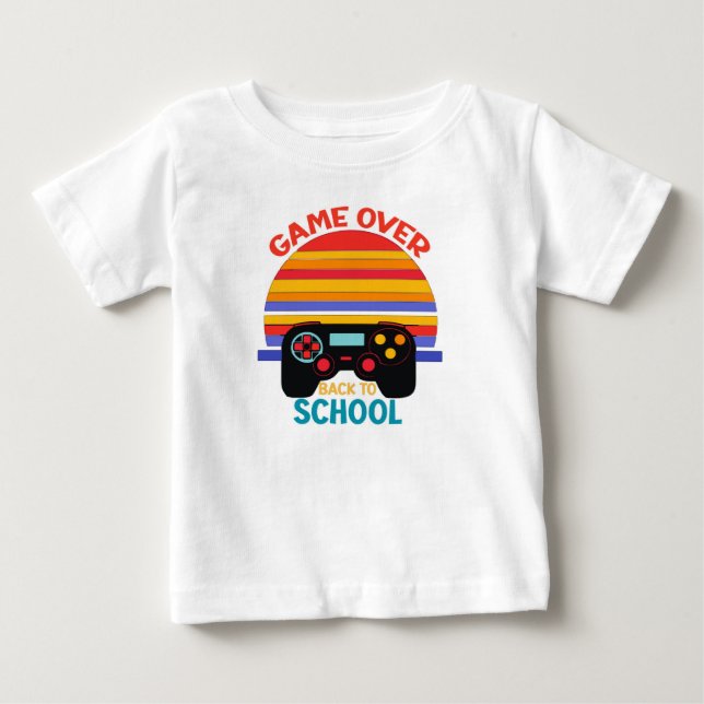 Camiseta De Bebé volver a la escuela (Anverso)