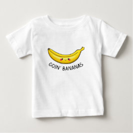 Camiseta De Bebé Volviéndose bananas