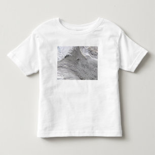 Camiseta De Bebé Vórtices de la nube de la isla de enero Mayen