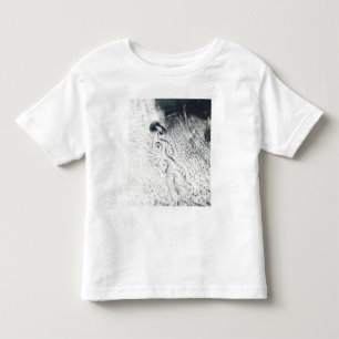 Camiseta De Bebé Vórtices de la nube de Von Karmann