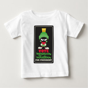Camiseta De Bebé Vota a MARVIN THE MARTIAN™ para presidente