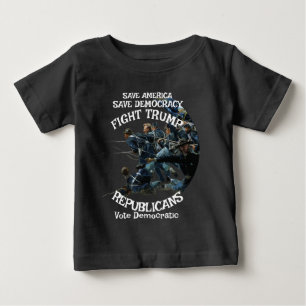 Camiseta De Bebé Vota Patriótico Político Trump PartidoRepublicano