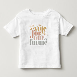 Camiseta De Bebé Vota Por Nuestras Chicas de Elección Futuras