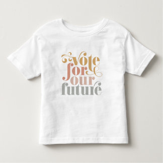 Camiseta De Bebé Vota Por Nuestro Futuro Chicas de Elección