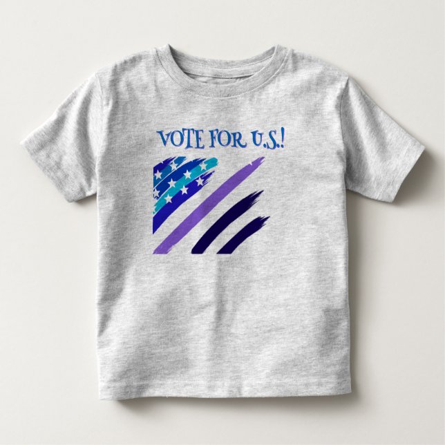 Camiseta De Bebé Votación Electoral Personalizada Para US/U.S. Niño (Anverso)