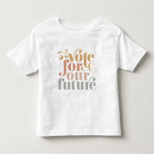 Camiseta De Bebé Votar por nuestros futuros Chicas electorales