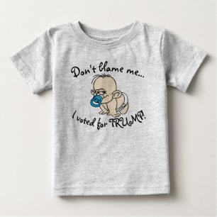 Camiseta De Bebé ¡Voté Por TRUMP! Baby Bodysuit