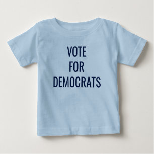 Camiseta De Bebé Voto para Demócratas