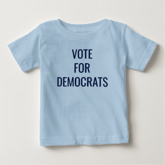 Camiseta De Bebé Voto para Demócratas