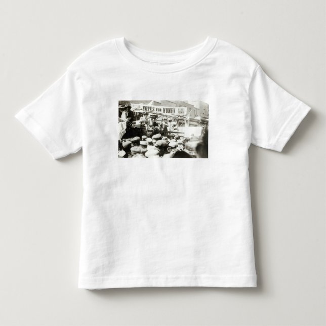Camiseta De Bebé Votos para las mujeres, agosto de 1908 (Anverso)