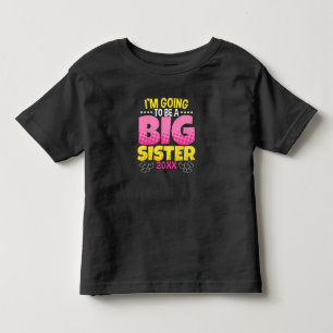 Camiseta De Bebé Voy a ser hermana mayor