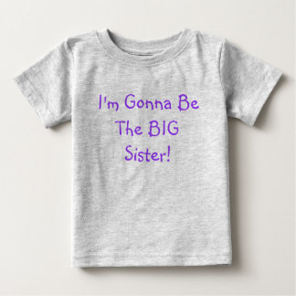 Camiseta De Bebé ¡Voy a ser la hermana grande!