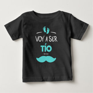 Camiseta De Bebé Voy a ser tio
