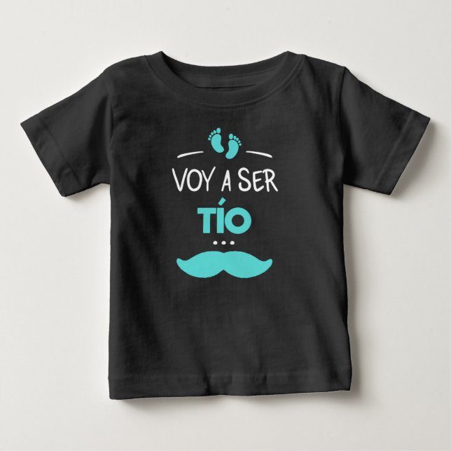 Camiseta De Bebé Voy a ser tio (Anverso)