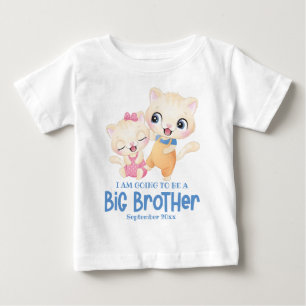 Camiseta De Bebé Voy a ser un anuncio de bebé hermano mayor
