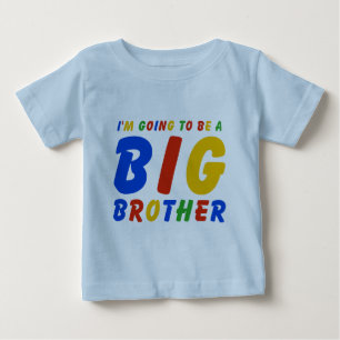 Camiseta De Bebé Voy a ser un Gran Hermano