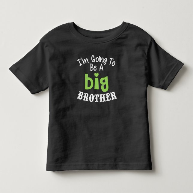 Camiseta De Bebé Voy a ser un Gran Hermano (Anverso)