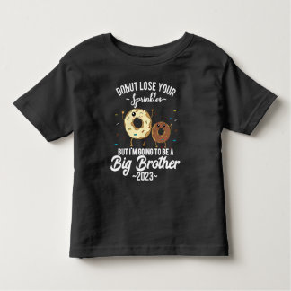 Camiseta De Bebé Voy a ser un Gran Hermano 2023 Donut