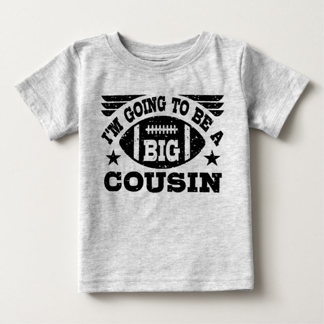 Camiseta De Bebé Voy a ser un gran primo (Anverso)