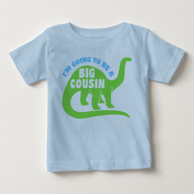 Camiseta De Bebé Voy a ser un gran primo (Anverso)