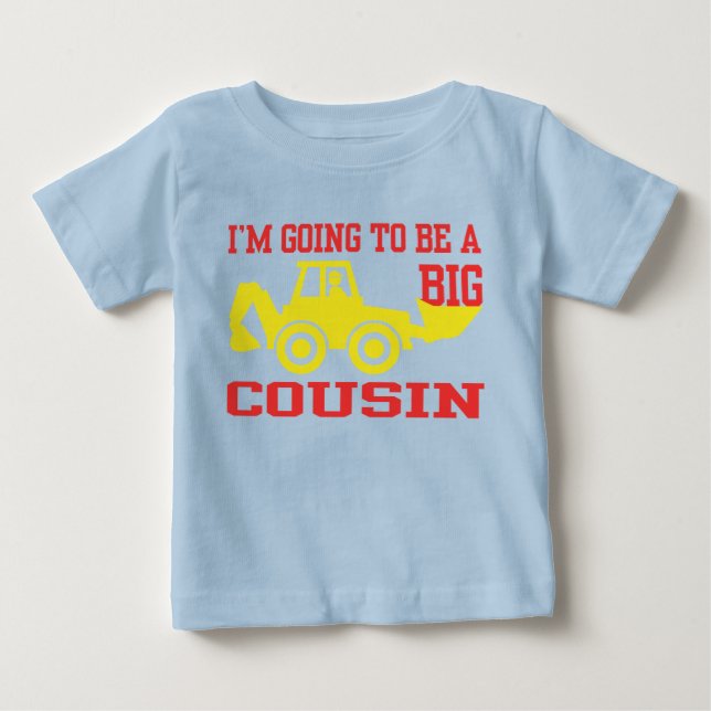 Camiseta De Bebé Voy a ser un gran primo (Anverso)