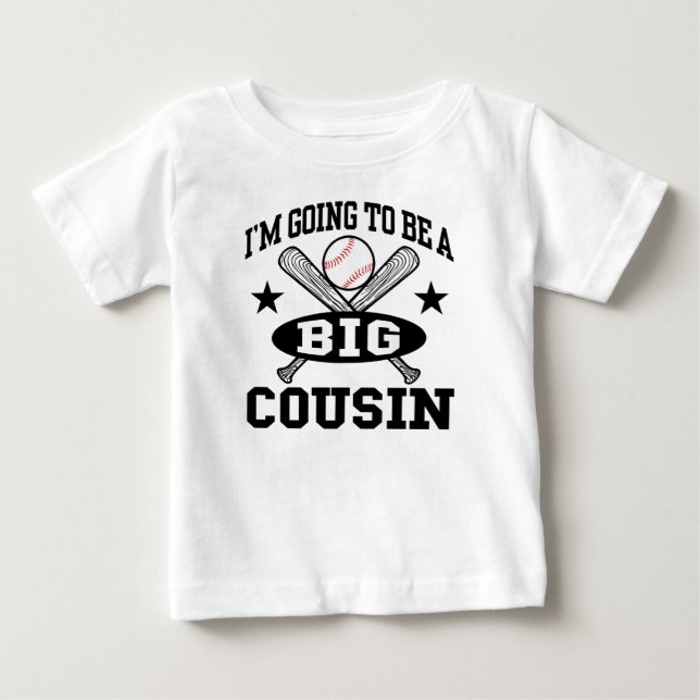 Camiseta De Bebé Voy a ser un gran primo (Anverso)