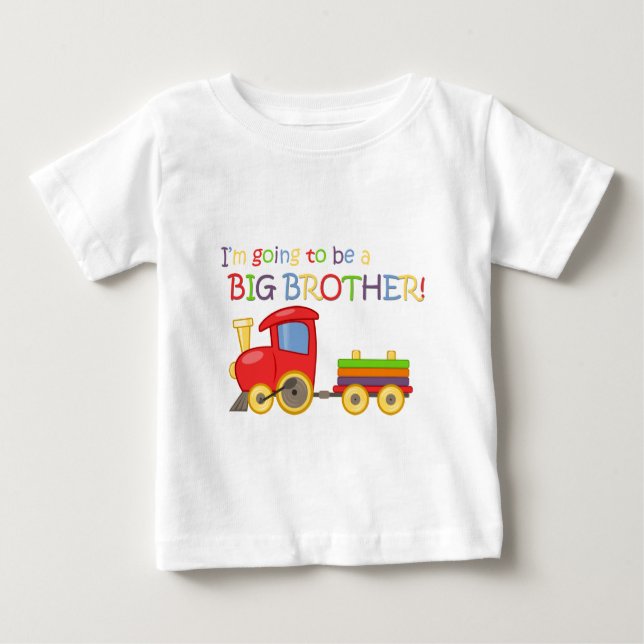 Camiseta De Bebé ¡Voy a ser un hermano mayor! (Anverso)