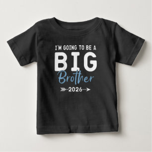 Camiseta De Bebé Voy a ser un hermano mayor 2026 Big Brother 2026