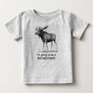 Camiseta De Bebé ¡Voy a ser un hermano mayor!! (ALCES)