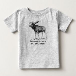 Camiseta De Bebé ¡Voy a ser un hermano mayor! (MOOSE)