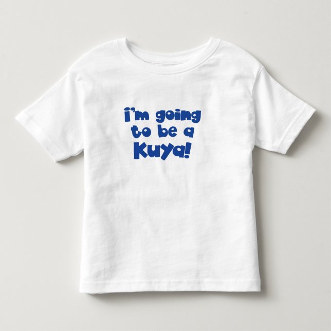 Camiseta De Bebé Voy a ser un Kuya (Gran Hermano) (Anverso)