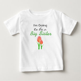 Camiseta De Bebé Voy a ser un vestido de anuncio de Hermana Mayor